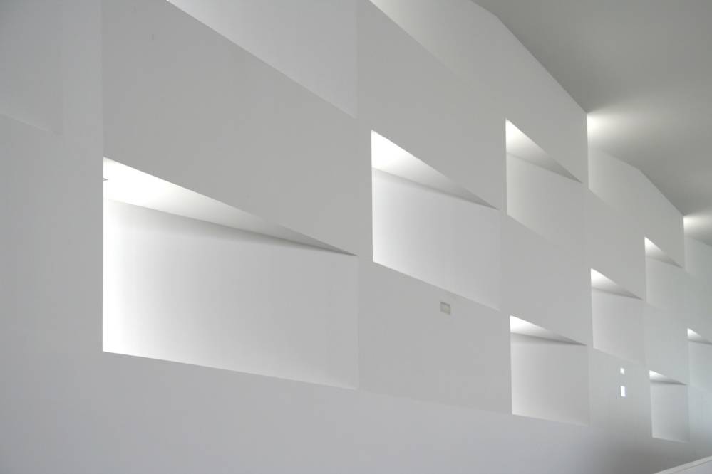 mur blanc peinture
